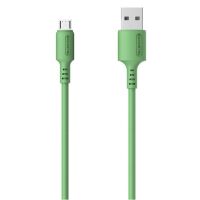 Kabel USB Somostel microUSB SMS-BP06 Zielony