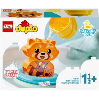 Klocki LEGO DUPLO Zabawa w kąpieli: pływająca czerwona panda 10964
