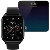 Smartwatch Amazfit  GTS 4 Czarny + Waga Smart Scale
