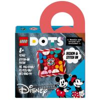 Klocki LEGO DOTS Disney Myszka Miki i Myszka Minnie naszywka 41963