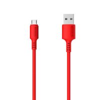 Kabel USB Somostel microUSB SMS-BP06 Czerwony