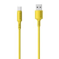 Kabel USB Somostel Typ-C SMS-BP06 Żółty