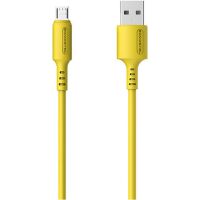 Kabel USB Somostel microUSB SMS-BP06 Żółty