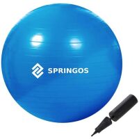 Piłka gimnastyczna Springos FB0009 85cm Niebieska