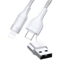 Kabel USB Usams USB-C Lightning SJ404USB02 Biały