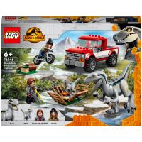 Klocki LEGO Jurassic World Schwytanie welociraptorów Blue i Bety 76946
