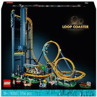 Klocki LEGO Icons Kolejka górska z pętlami 10303