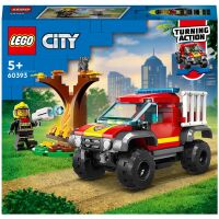 Klocki LEGO City Wóz strażacki 4x4 Misja ratunkowa 60393