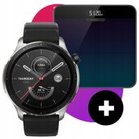 Smartwatch Amazfit GTR 4 Czarny + Waga Smart Scale