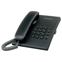 Telefon stacjonarny Panasonic KX-TS500PDB Czarny