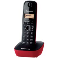 Telefon stacjonarny Panasonic KX-TG1611PDR Czerwono-czarny