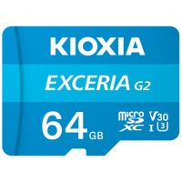 Karta pamięci microSD Kioxia Exceria G2 z adapterem 64GB