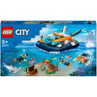 Klocki LEGO City Łódź do nurkowania badacza 60377