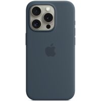 Etui silikonowe Apple Case z MagSafe do iPhone 15 Pro Storm Blue